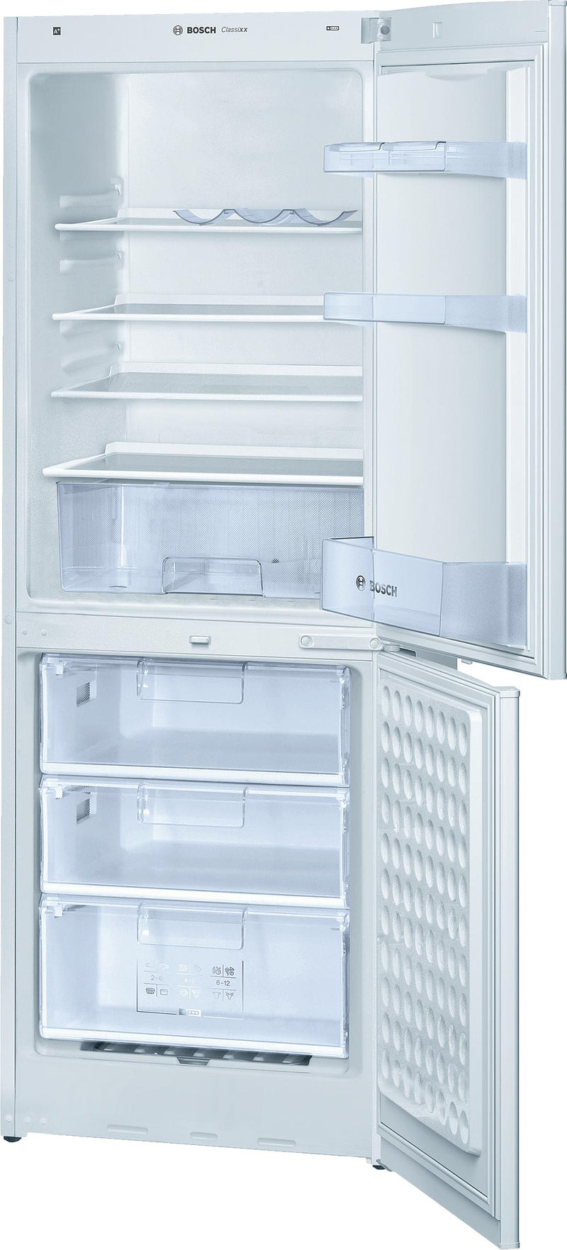 Refurbished Bosch KGV33V10GB Free Standing Fridge Freezer 170 cm White