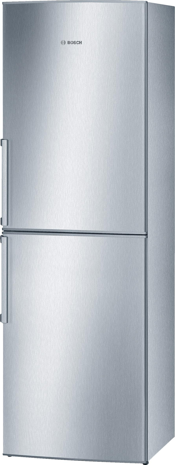 Refurbished Bosch KGN34VL20G Serie | 4 Free-Standing Inbox-look Fridge Freezer 185 cm Silver