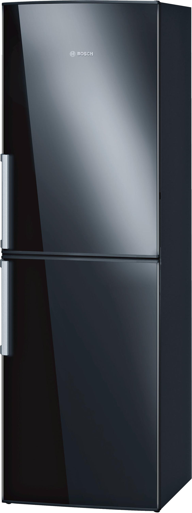Refurbished Bosch KGN34VB20G Serie | 4 Free-Standing Fridge Freezer 185 cm Black