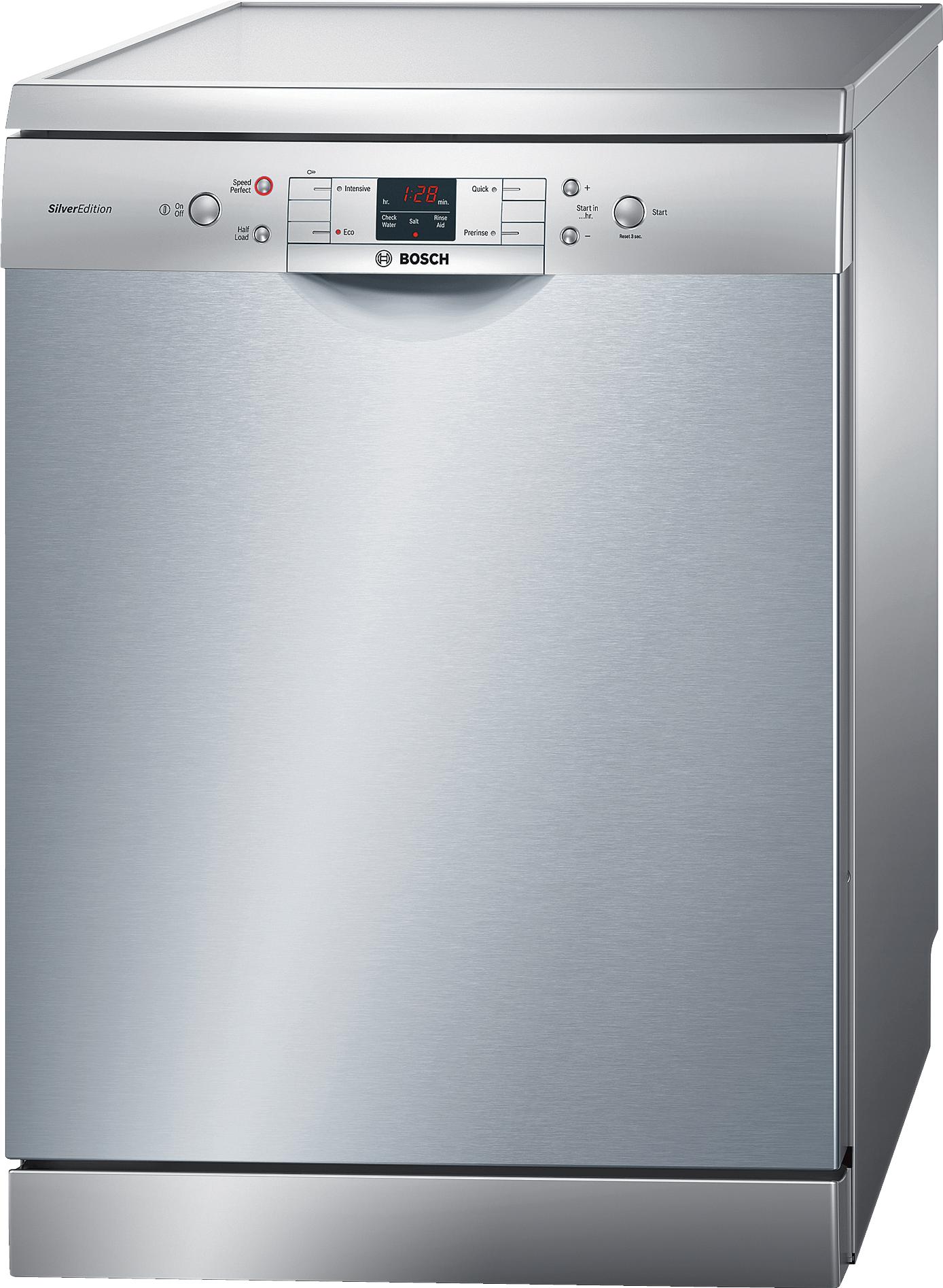 Refurbished Bosch SMS40A08GB Serie | 6 Freestanding Dishwasher 60 cm Silver